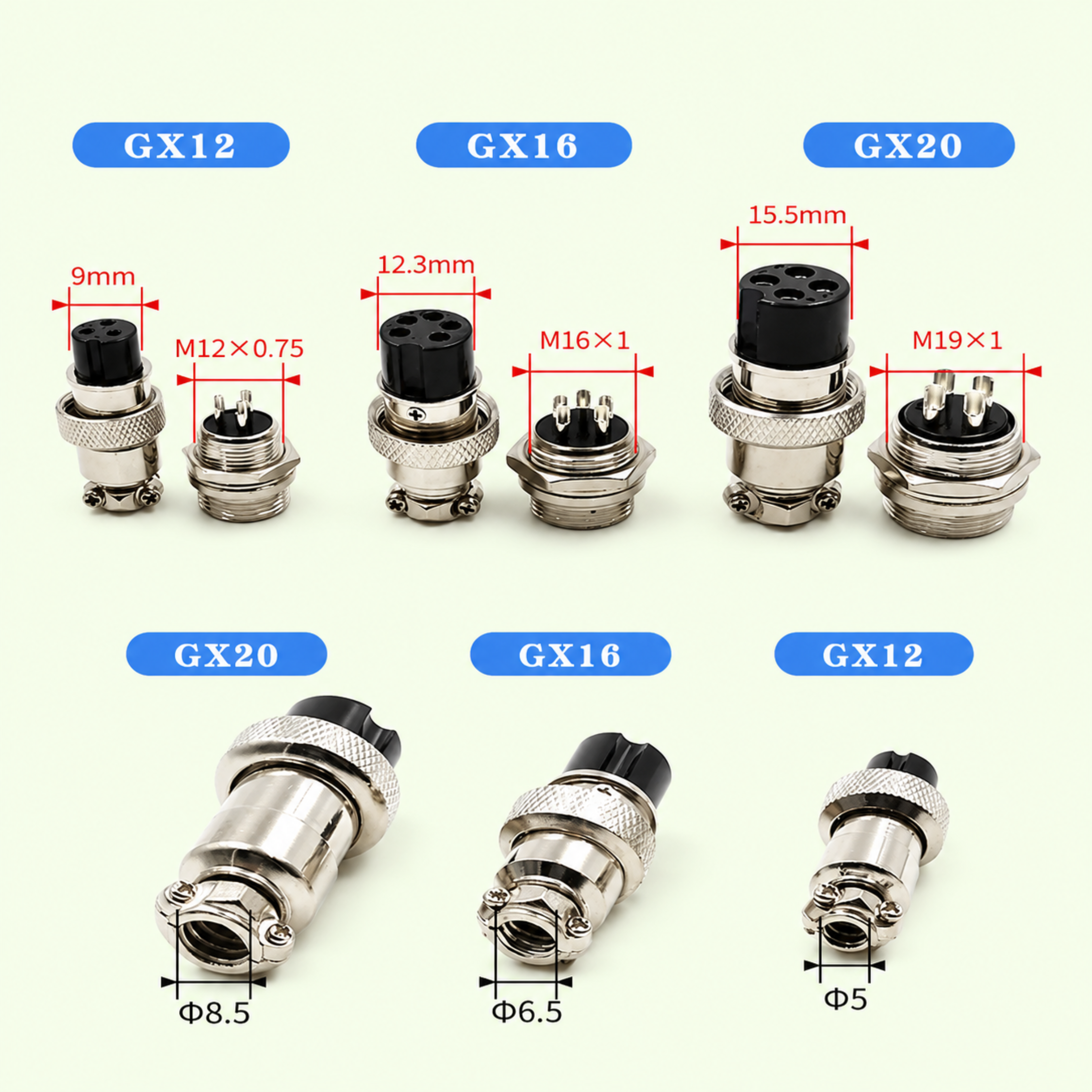 MRS GX Jack Aviation Plug Socket