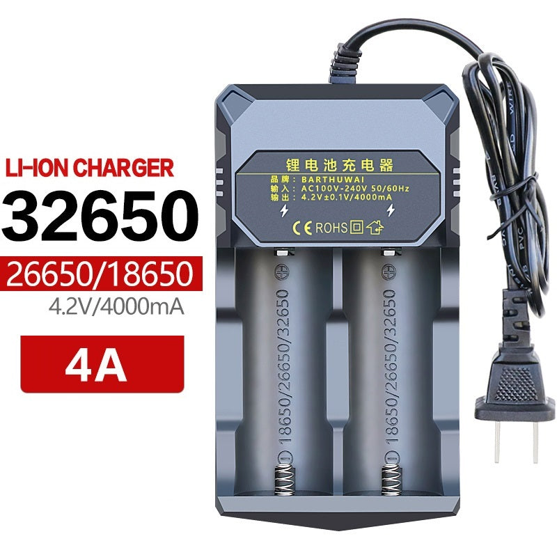 4.2V MS-T650 18650 32700 32650 Dual Li-ion Battery Charger