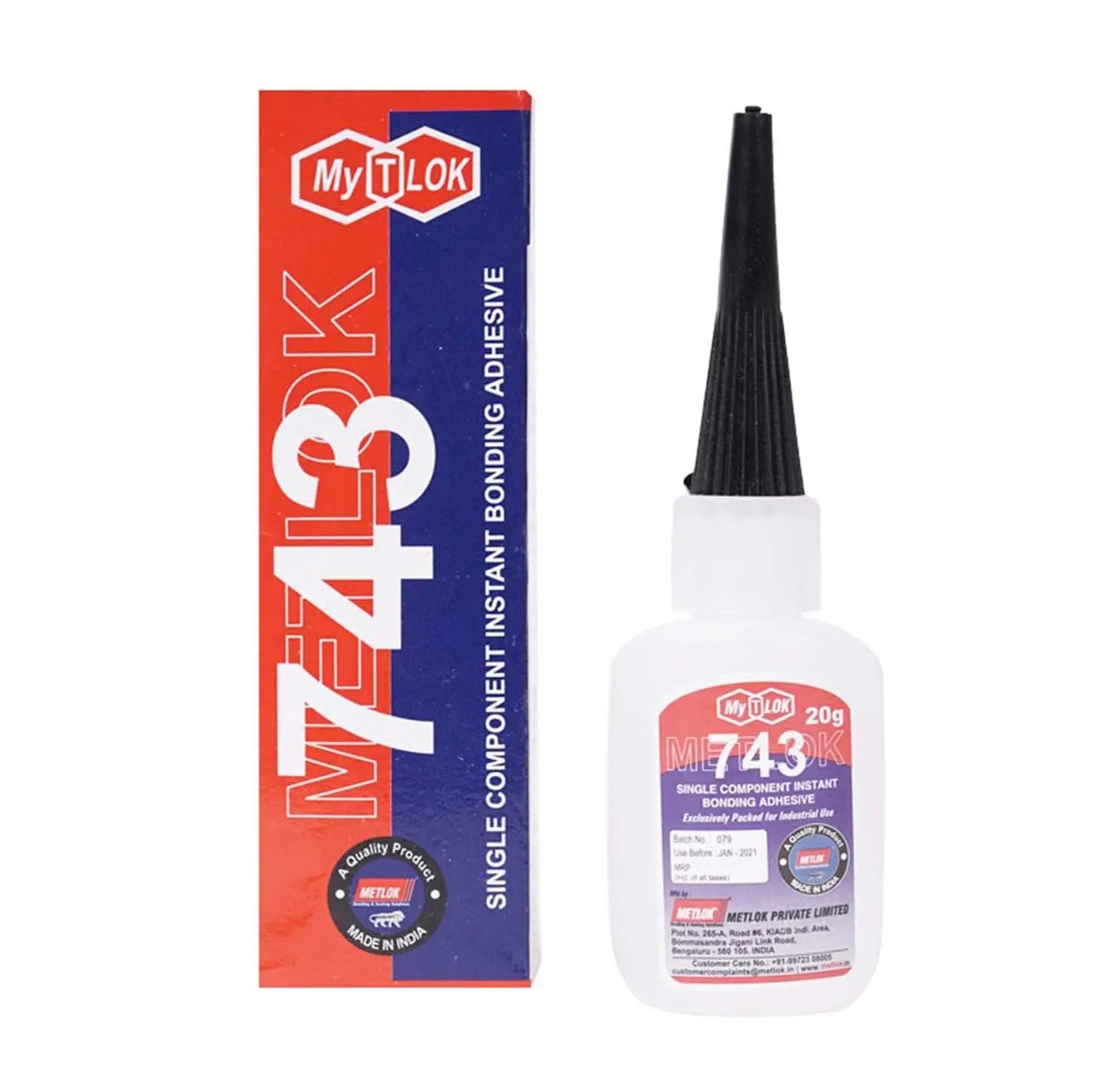 20g 743 Single Component Instant Bonding Adhesive