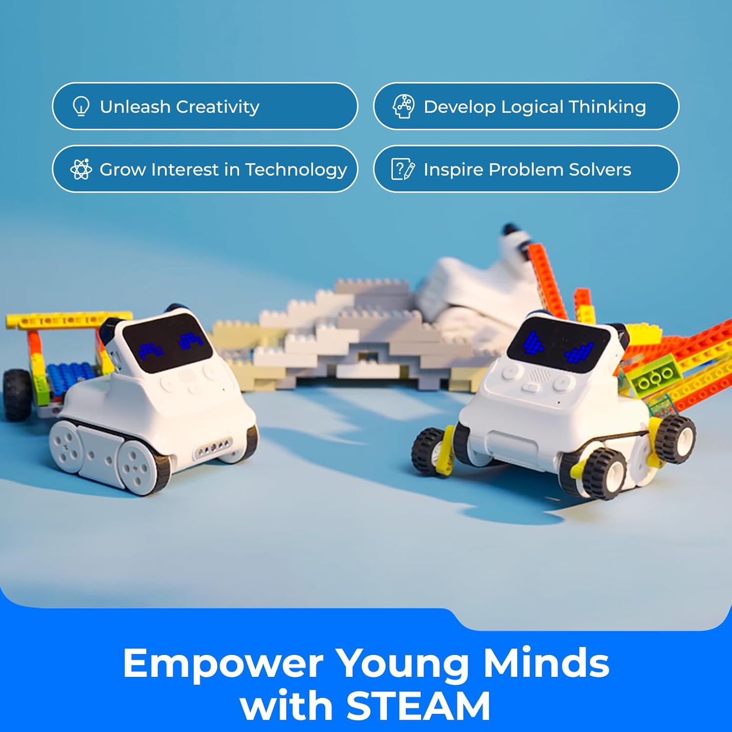Makeblock Codey Rocky – Smart Coding Robot Toy with AI, IoT