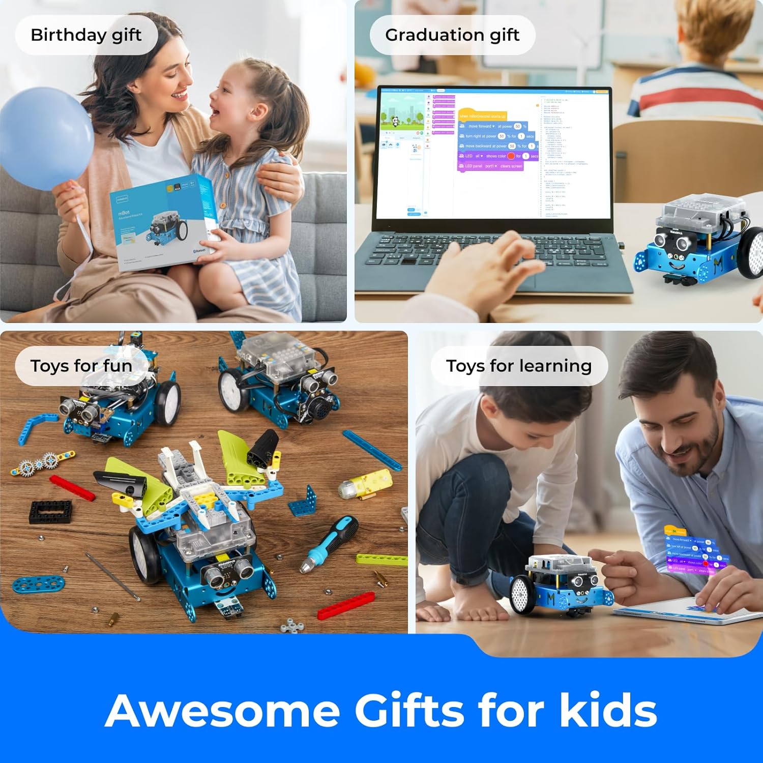 Makeblock Mbot Programming Educational Robot DIY Kit V1.1 Bluetooth Version