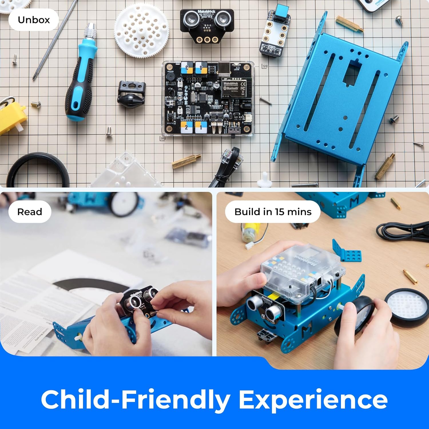 Makeblock Mbot Programming Educational Robot DIY Kit V1.1 Bluetooth Version