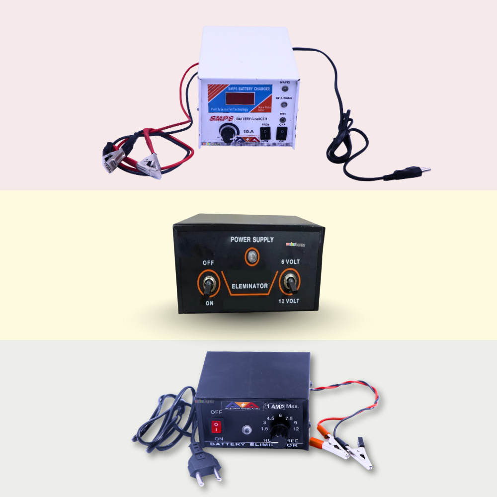12-Volt Battery Eliminator Power Supply AC to DC Charger