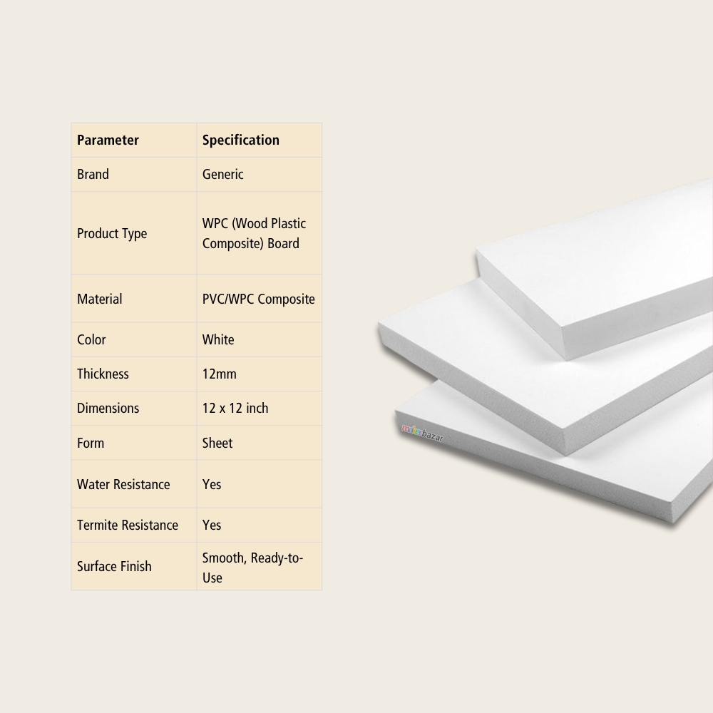 WPC Planks Water-Resistant Decorative Board