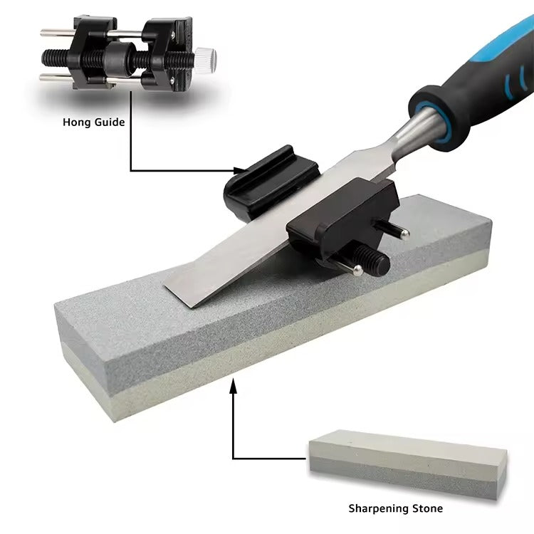 8-Piece Chisel Set with Sharpening Stone