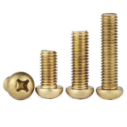 M6 Yellow/Golden Slotted/ Phillips  Screw/Bolt