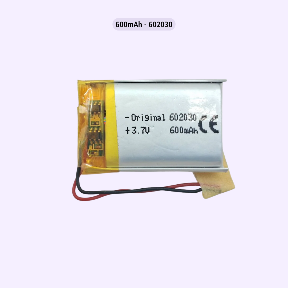 Generic: 3.7V 600mAh Lithium Polymer Battery