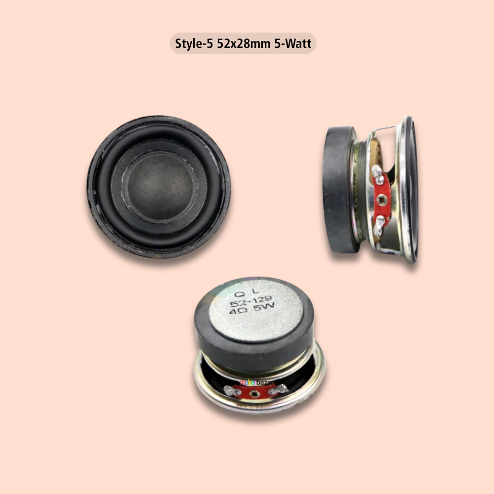 2Inch Mini External Magnet Speakers Metal Body [without Frame]