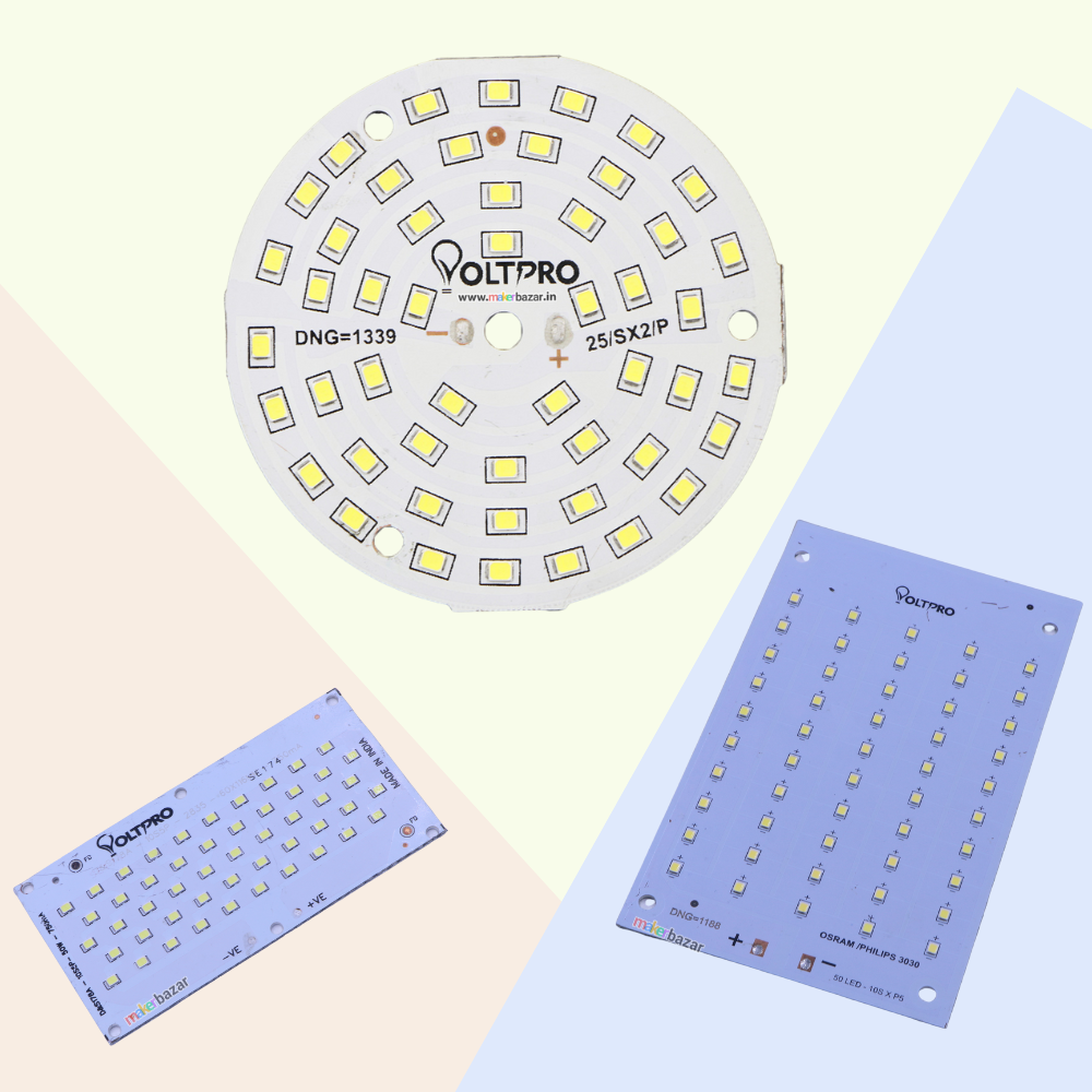 50W White Metal Core LED MCPCB