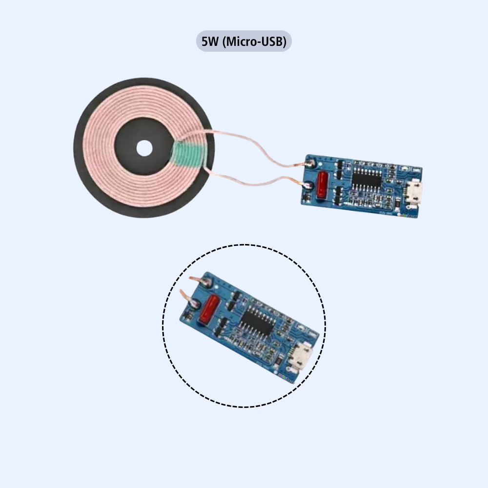 5V Fast Charging Wireless Charger PCBA DIY Accessories Standard