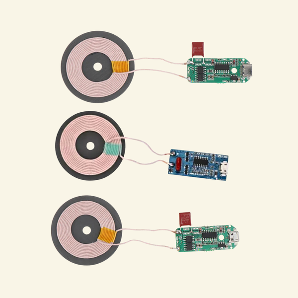 thumbnail image 2 of Wireless Charging Receiver Module, Qi-Certified DIY Transmitter With Safety Protection - Compatible With All Qi Phones & DIY Projects 2 of 14