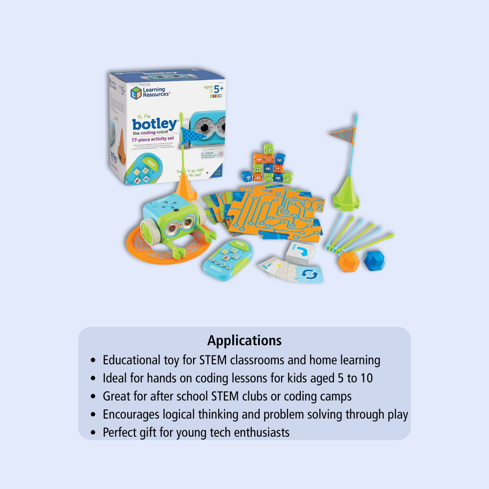 Botley the Coding Robot – Screen-Free STEM Learning Toy for Kids (77-Piece Activity Set)
