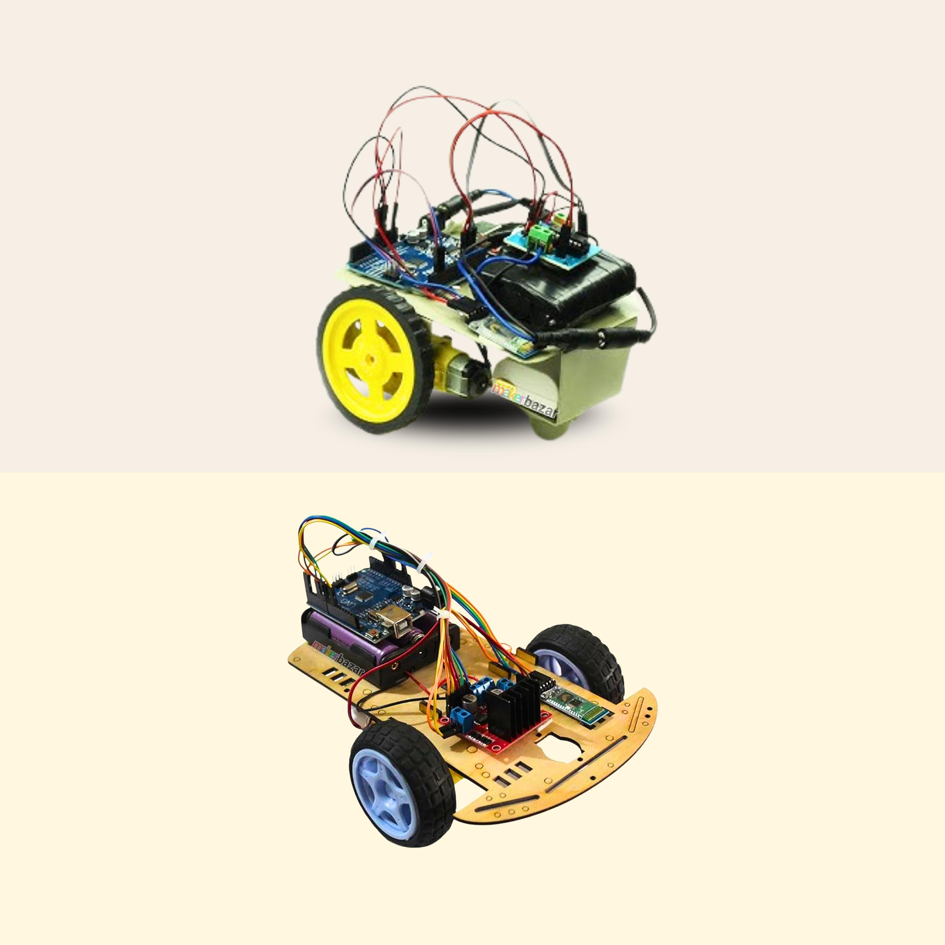DIY Bluetooth Controlled Arduino Robot Kit