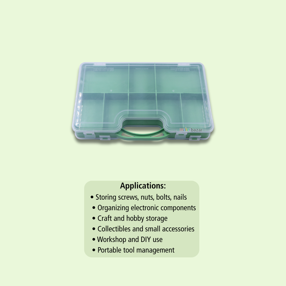 B-300 Double-Sided Plastic Tool Box with Compartments