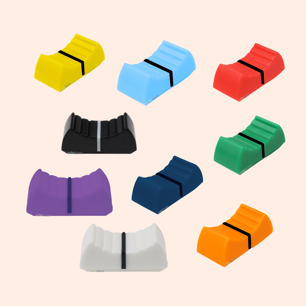 Fader Knob Touch Sensitive Slider Ribbed Mixer Potentiometer Cap