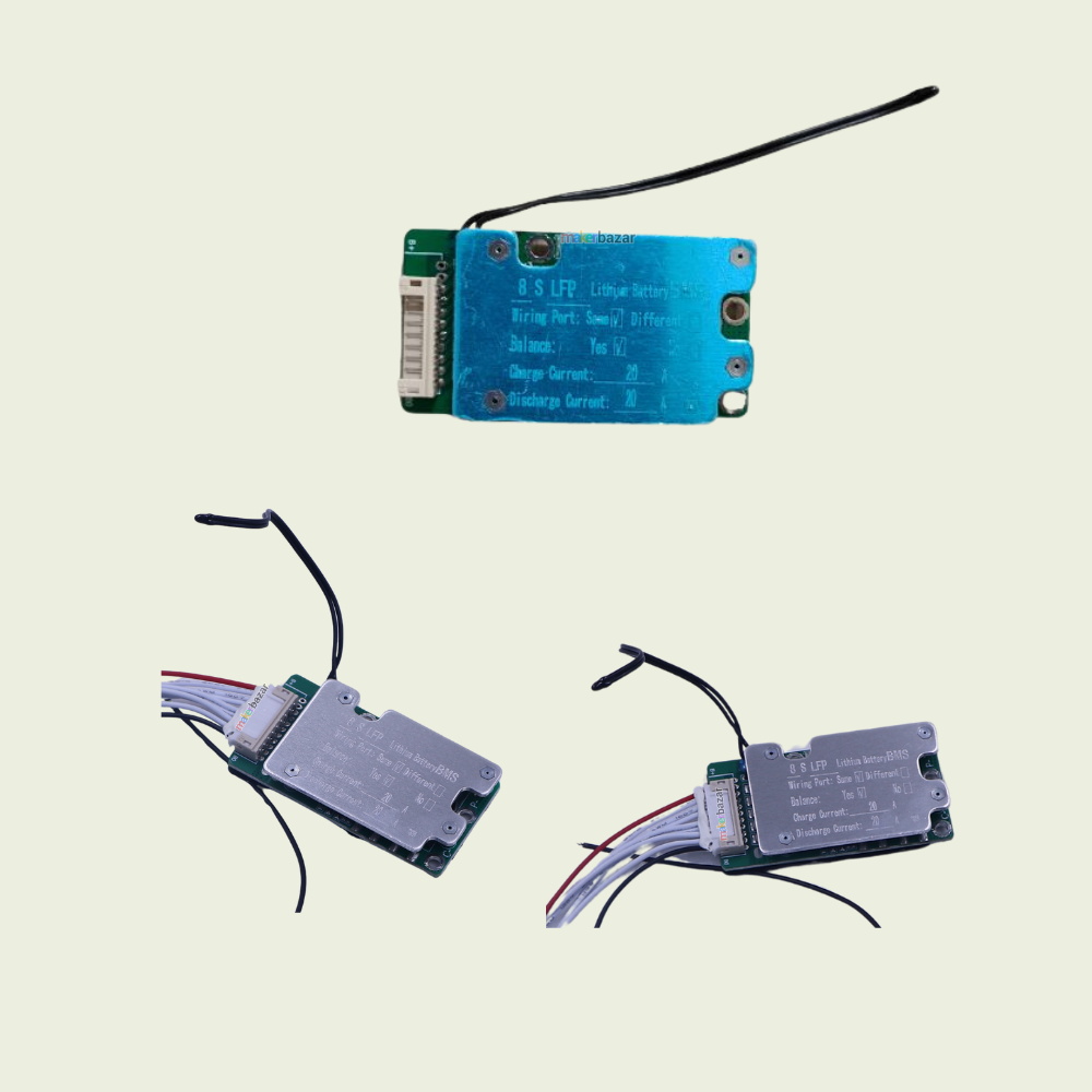 25.6V BMS 8S 20A LFP 32650 Lithium Battery Protection Board (Only For LifePo4)