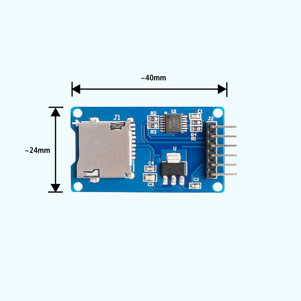 MicroSD Card Reader & Writer Module for Arduino