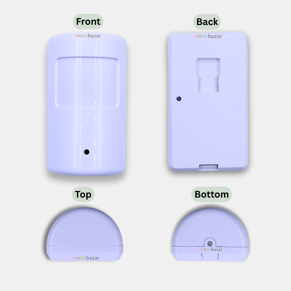 PIR Motion Detector Sensor – Infrared Motion Sensor for Security & Lighting