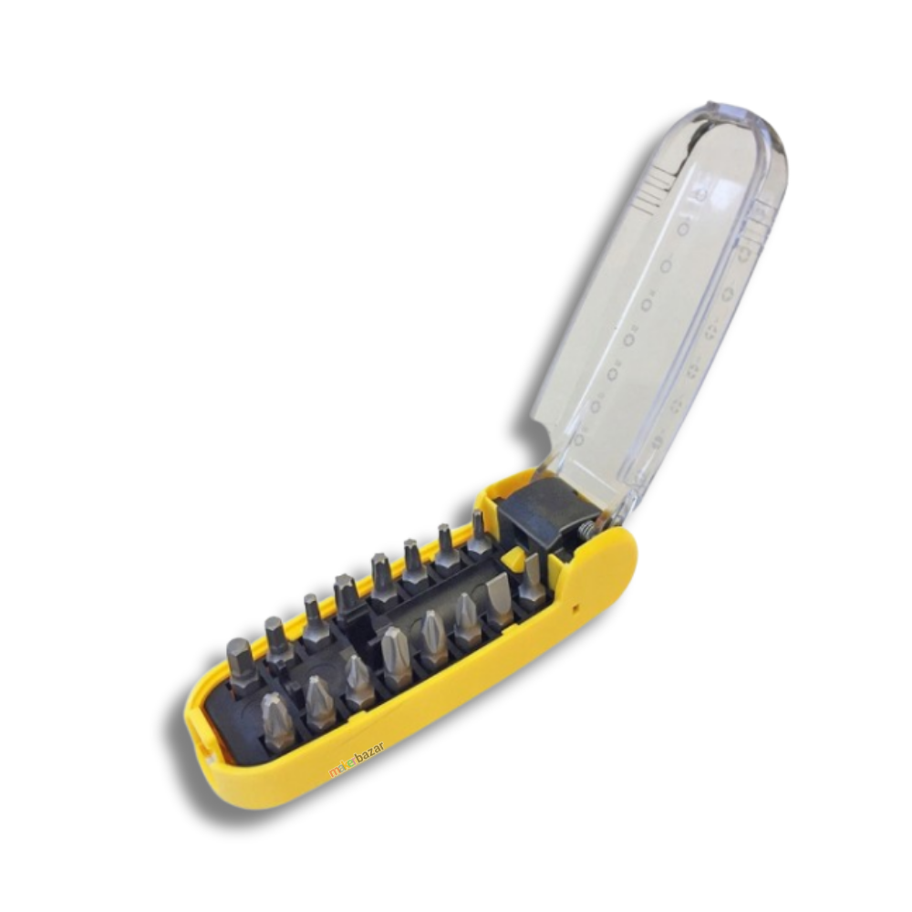 Stanley STA62635 Ratchet Screwdriver Set with 17 Bits & Integrated Storage