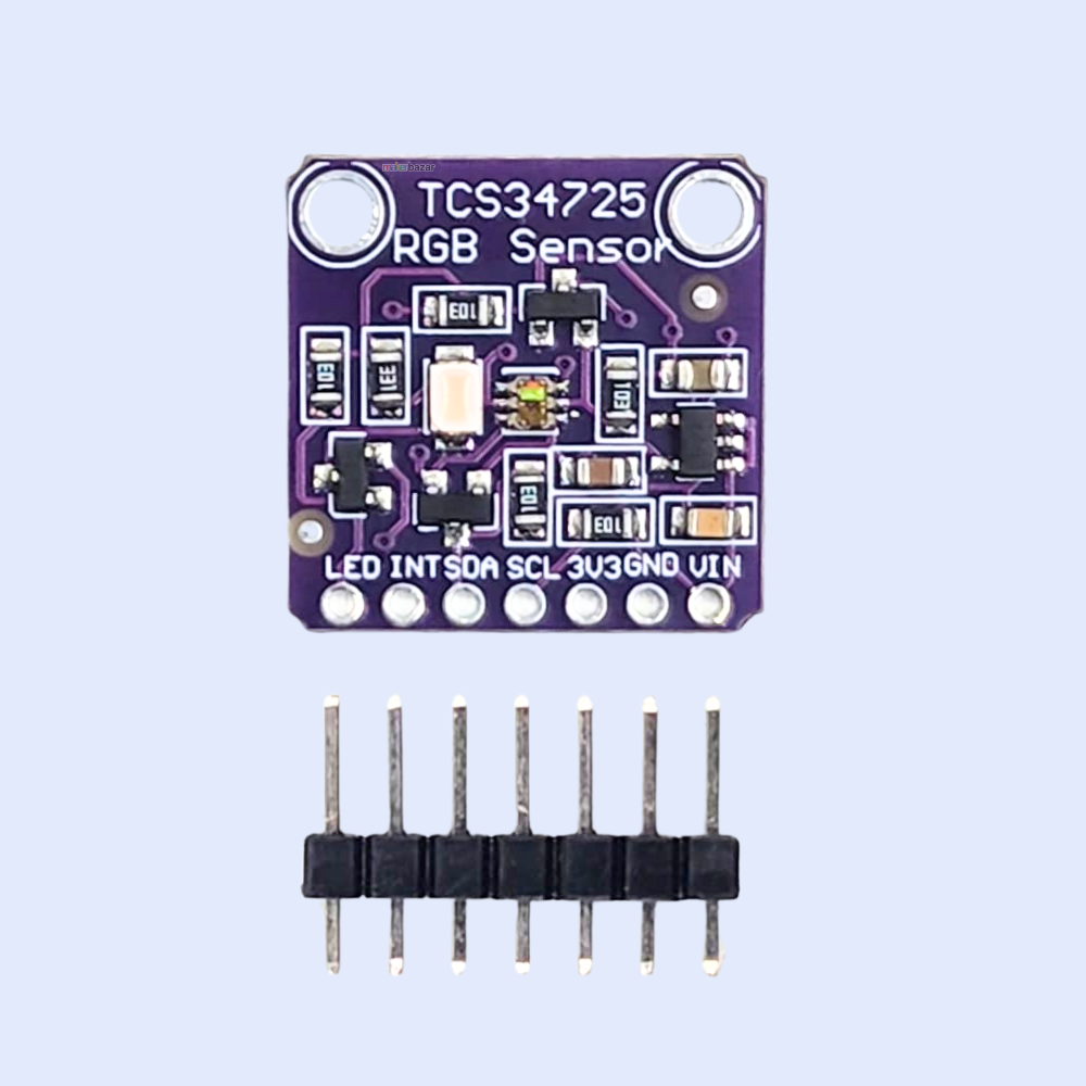 TCS34725 RGB Color Sensor Module | I2C Color Detection Sensor with IR ...