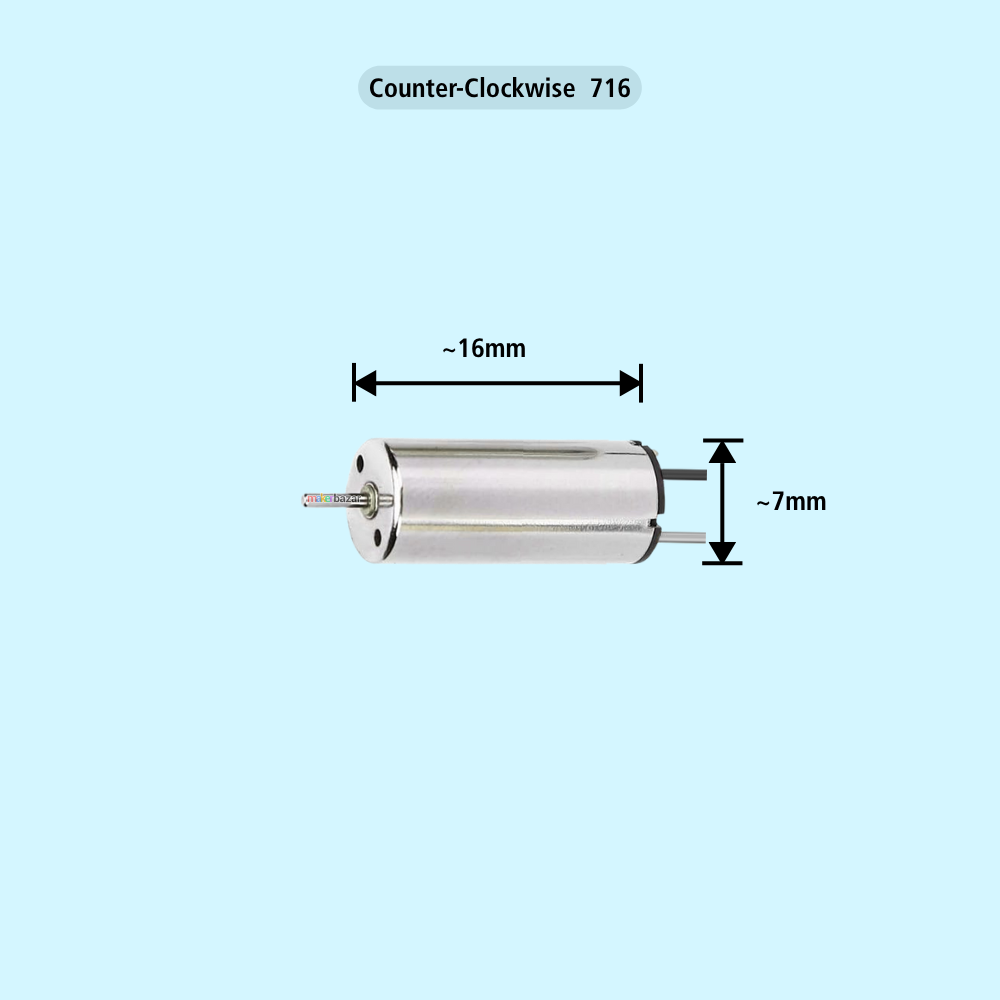 (Low Cost) Magnetic Micro Coreless Motor for Drones/Quadcopters/RC