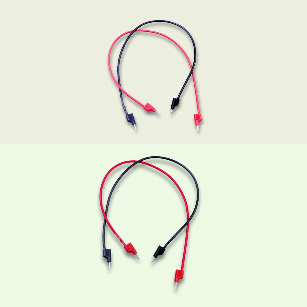 Stackable Banana Plug Male to Male Connector Probe (Pair)