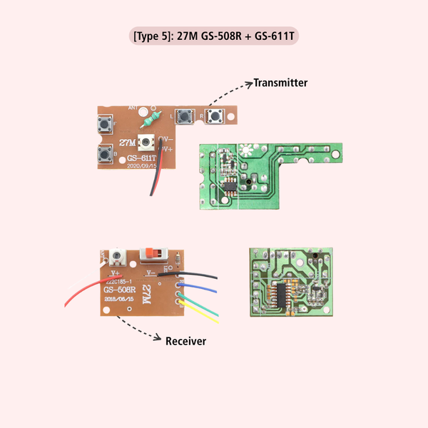 4CH RC Remote Control Wireless Transmitter and Receiver Circuit Board