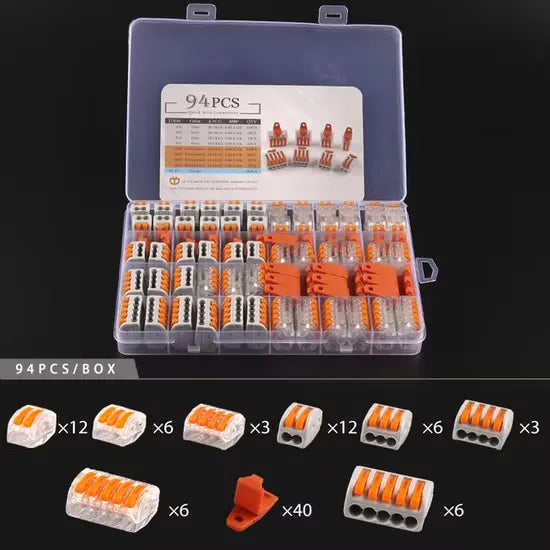 Quick Electrical Wire Connectors Kit (PCT-SPL Terminal Blocks)