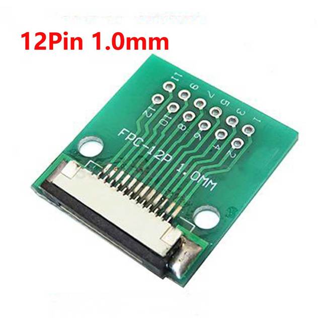 FFC / FPC Adapter Board 1mm to 2.54mm Soldered Connector