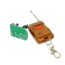 [Combo 8] 433MHz 12V Relay Wireless RF Control Switch with 1CH One Button Brown Remote Transmitter