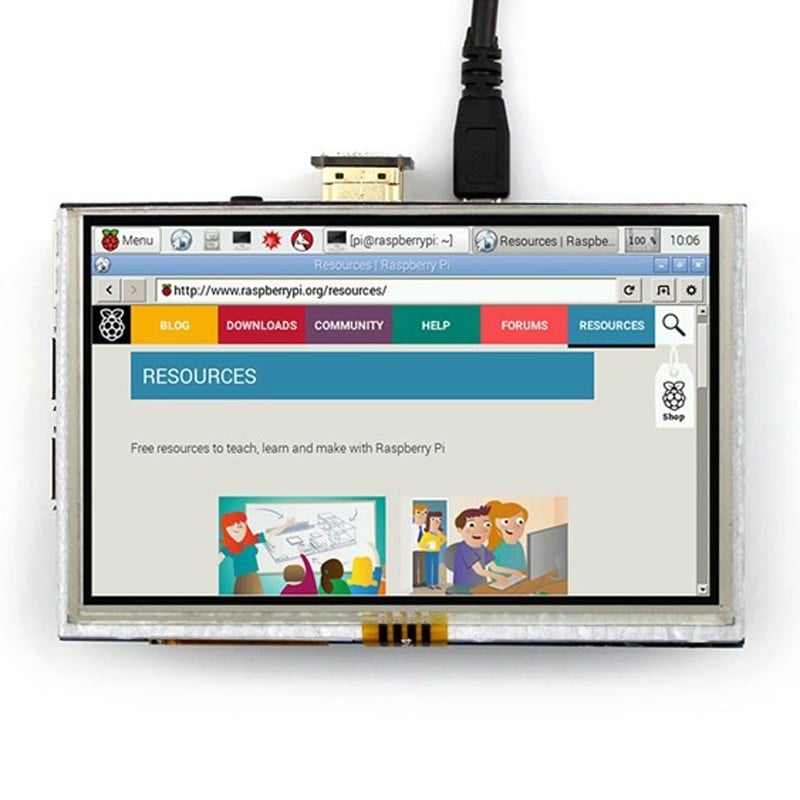 5 inch LCD HDMI Touch Screen Display TFT Panel Module for Raspberry Pi