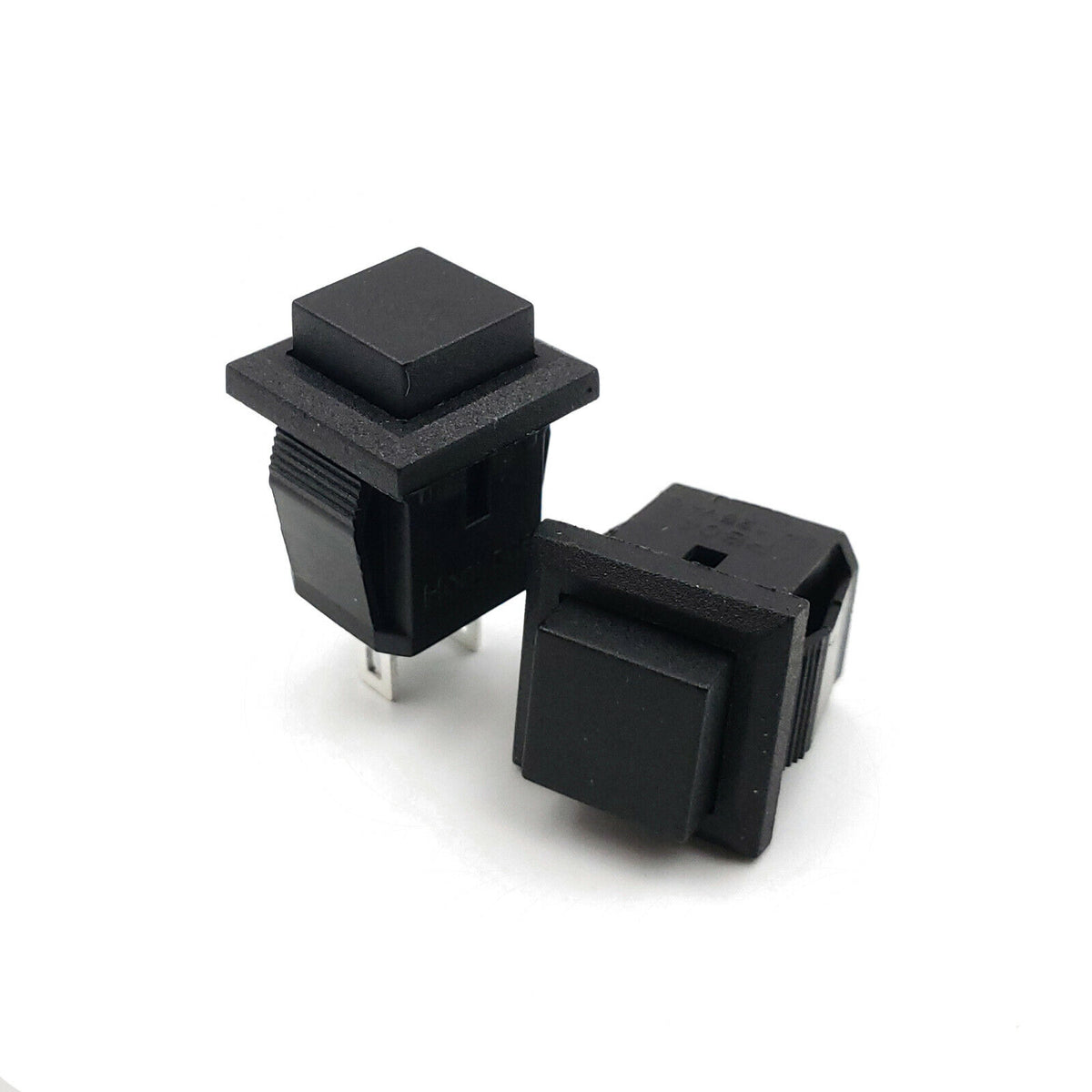 14x14 Square OFF-MOM Momentary 2Pin SPST Only Push Button Switch