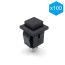14x14 Square OFF-MOM Momentary 2Pin SPST Only Push Button Switch