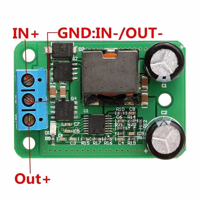 HW-468 DC-DC step-down module 24v/12V to 5V/5A power supply 9-35V