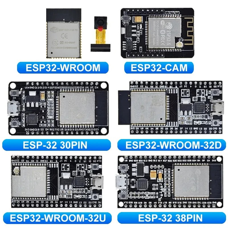 ESP32 WROOM WiFi BLE Bluetooth IOT Node MCU Board