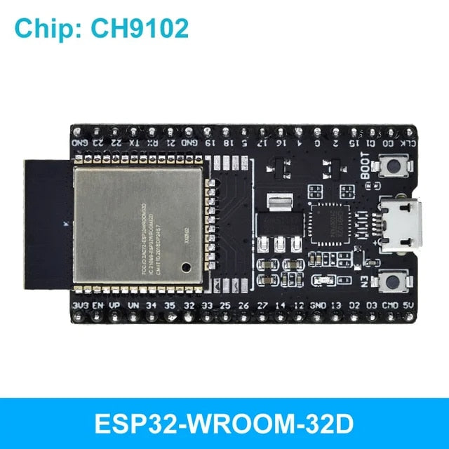 ESP32 WROOM WiFi BLE Bluetooth IOT Node MCU Board