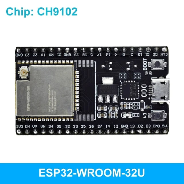 ESP32 WROOM WiFi BLE Bluetooth IOT Node MCU Board