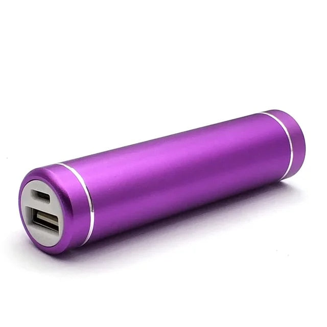 5V 1A USB Aluminium Body Power Bank Case for 18650 Battery