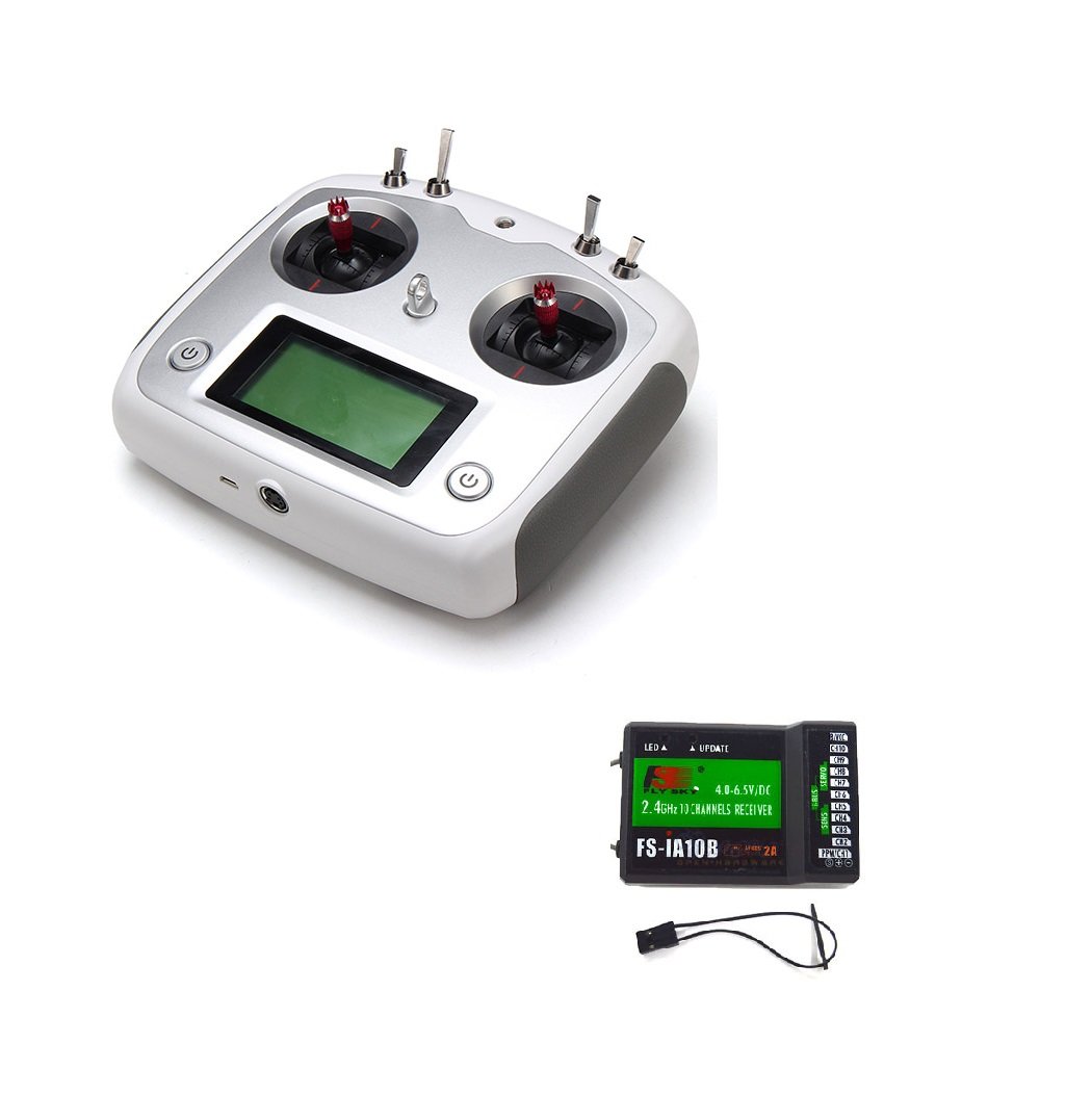 Flysky FS-i6S 2.4GHz 10CH AFHDS 2A RC Transmitter With FS-iA10B 10CH Receiver