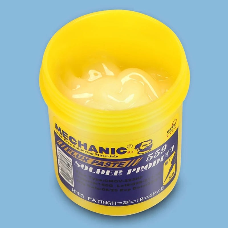 Mechanic: 100gm Lead-Free No-Clean Solder Flux Paste Container