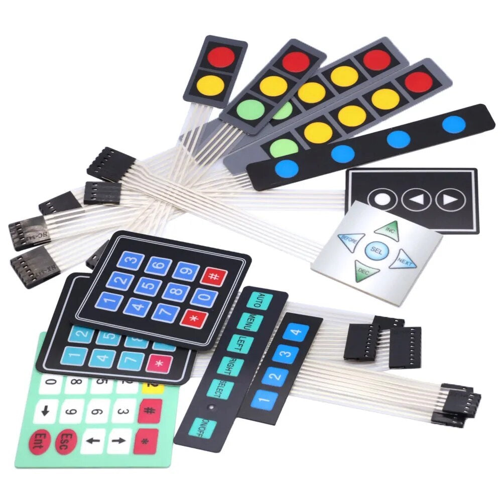 Universal Key Matrix Module Membrane Switch Keypad