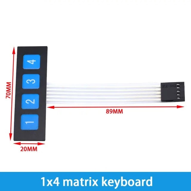 Universal Key Matrix Module Membrane Switch Keypad