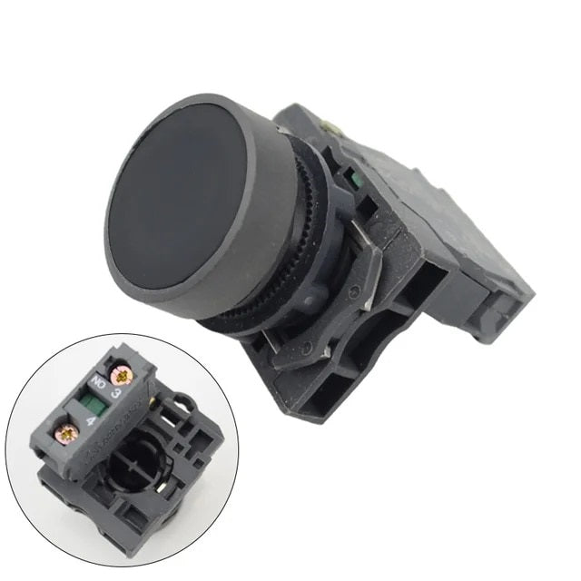 XB5 22.5mm Momentary Flush Push Switch Button Normally Open with ZBE-101 Contact Block