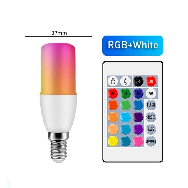 RGB+White AC LED Bulb with Remote