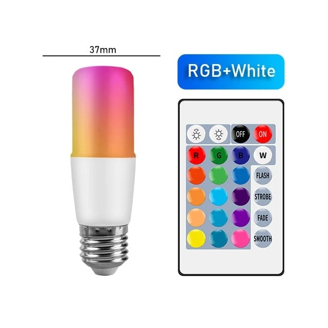 RGB+White AC LED Bulb with Remote