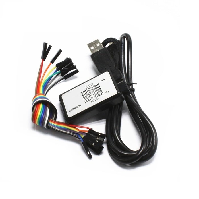 USB Logic Analyzer 24M 8 Ch Channels