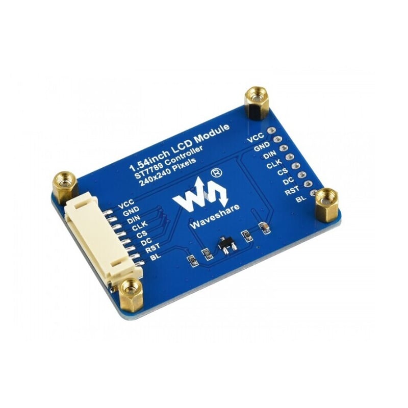 Waveshare: 18079 1.54inch LCD Display Module, IPS, 65K RGB, 240x240