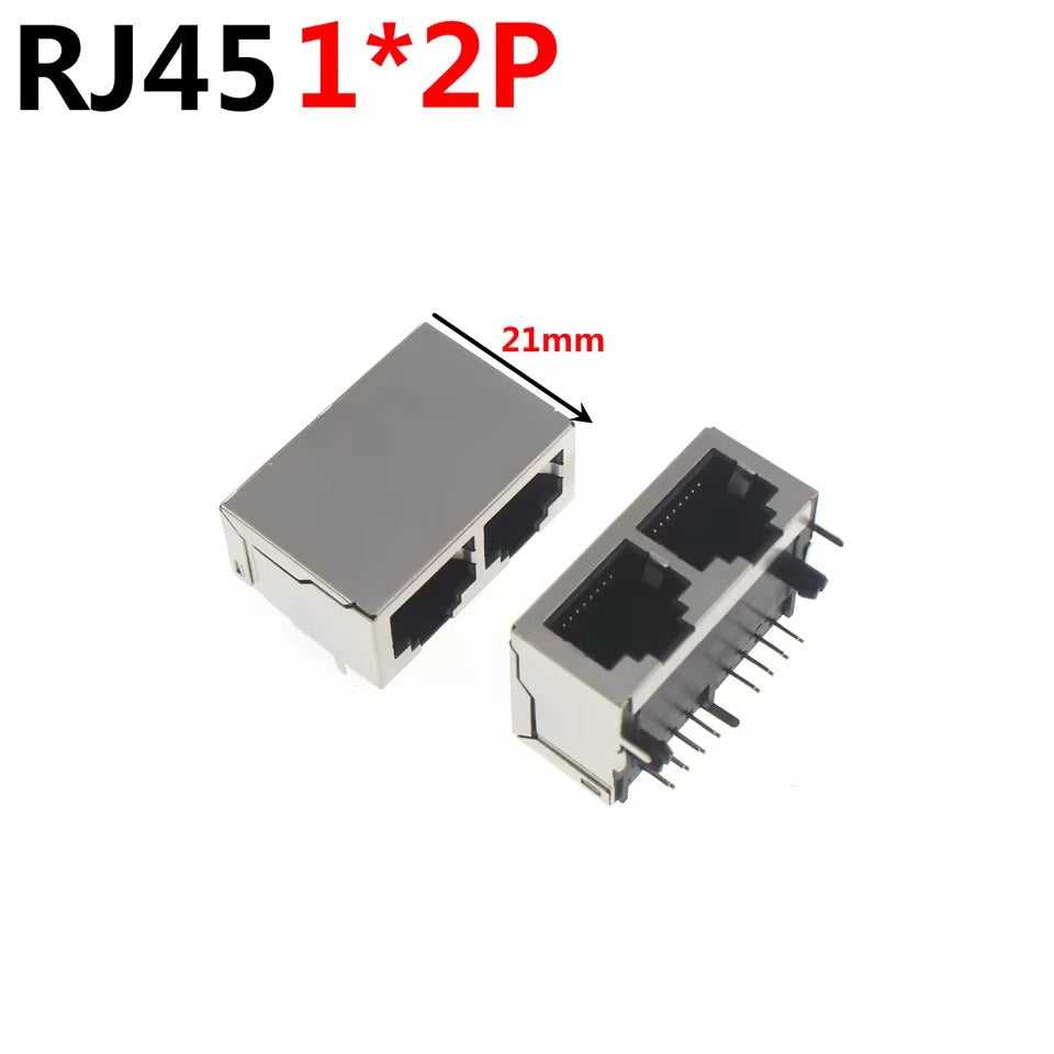 Ethernet Connector PCB Mount Female RJ45 8P8C