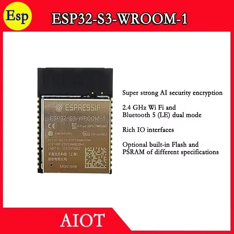 Espressif ESP32-S3-WROOM-1 Wi-Fi + Bluetooth 5 LE MCU Module