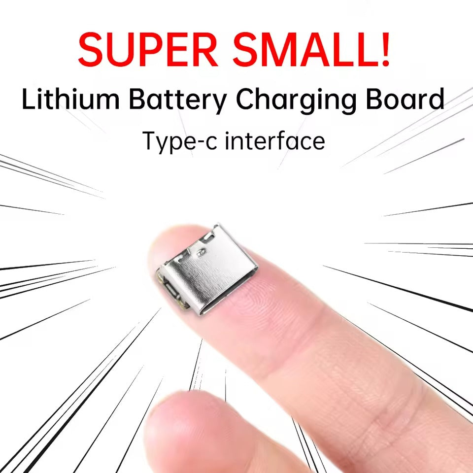 3.7V Type-C Mini Keyboard Charging Power Plate Lithium-Ion Module